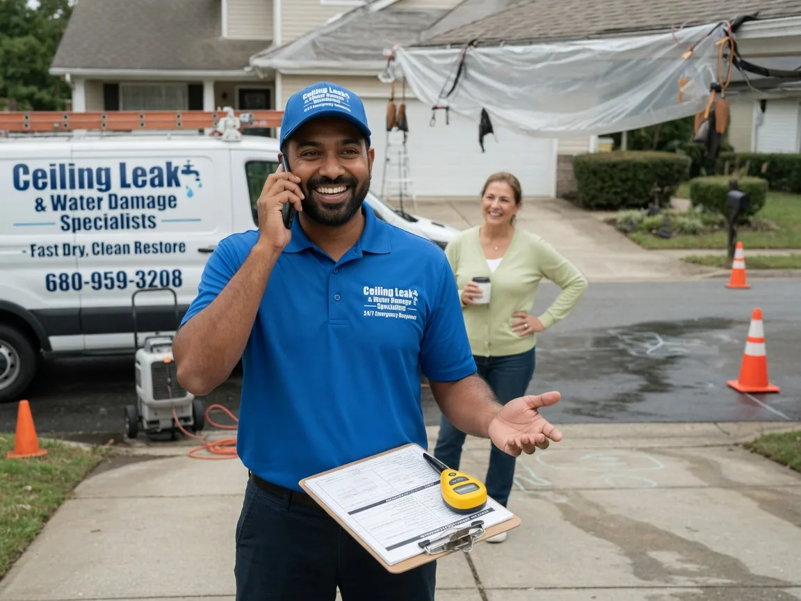 Ceiling Leak Cleanup Tiro, OH FAQs